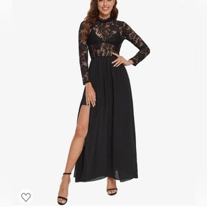 Black Lace Dress Size small new with tags